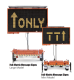X-Large OPTRAFFIC Solar Powered Full Matrix Sign Trailer